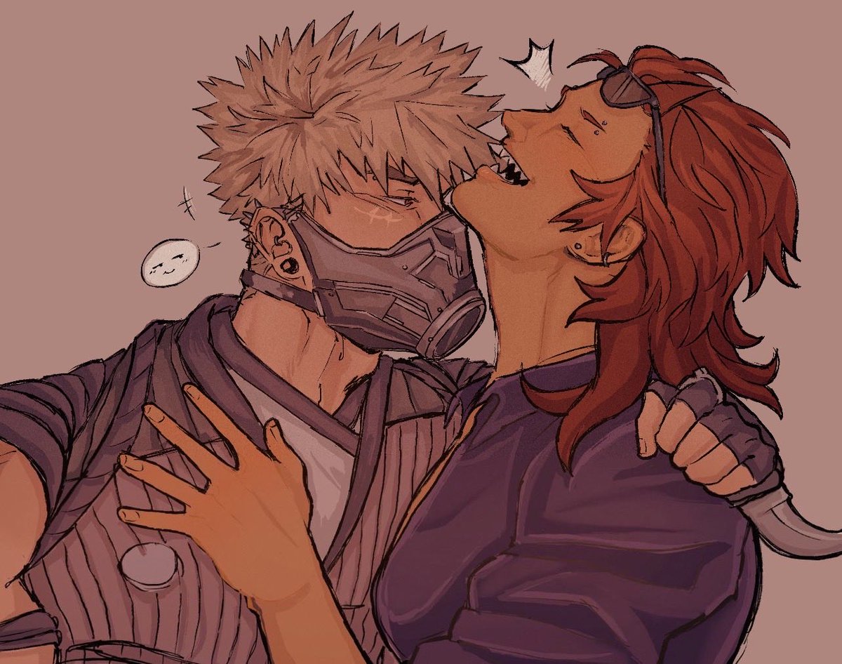 HAPPY KRBK HALLOWEEN!! 🎃 
Cagesmoke + Kiribaku??? 
#krbk #bkkr #kiribaku