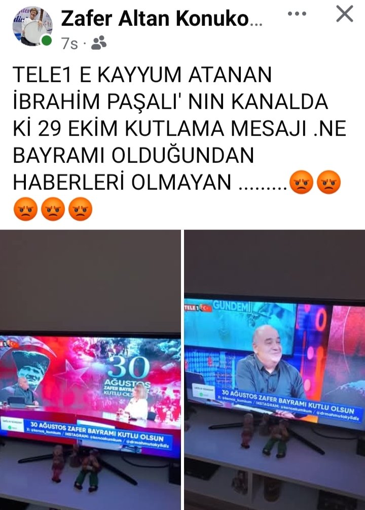 gundogdu_uyan's tweet image. Eyyy TELE 1&apos;e Kayyım olarak atanan zat İbrahim
Paşalı

İlkokulda da mı okumadın 
29 Ekim 1923&apos;te Cumhuriyet ilan edildiği için o günü Cumhuriyet Bayramı olarak kutlarız

öyle bir çam devirmişsin ki bilerek mi acaba?

O günü 30 Ağustos Bayramı sanmış 

#BuÇileSandıktaBiter