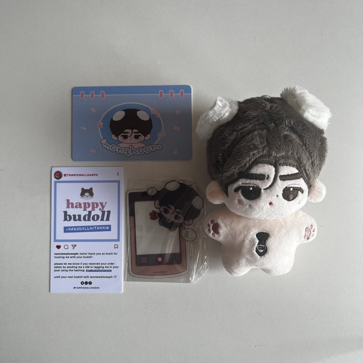 💌 #monhappymails 

tysm as always <a href="/TannieMallowsPH/">tanniemallows ;</a> for the happy budoll! ang sparks ni 10cm monghoon ^^ until the next doll 💖

#nabudollnitannie