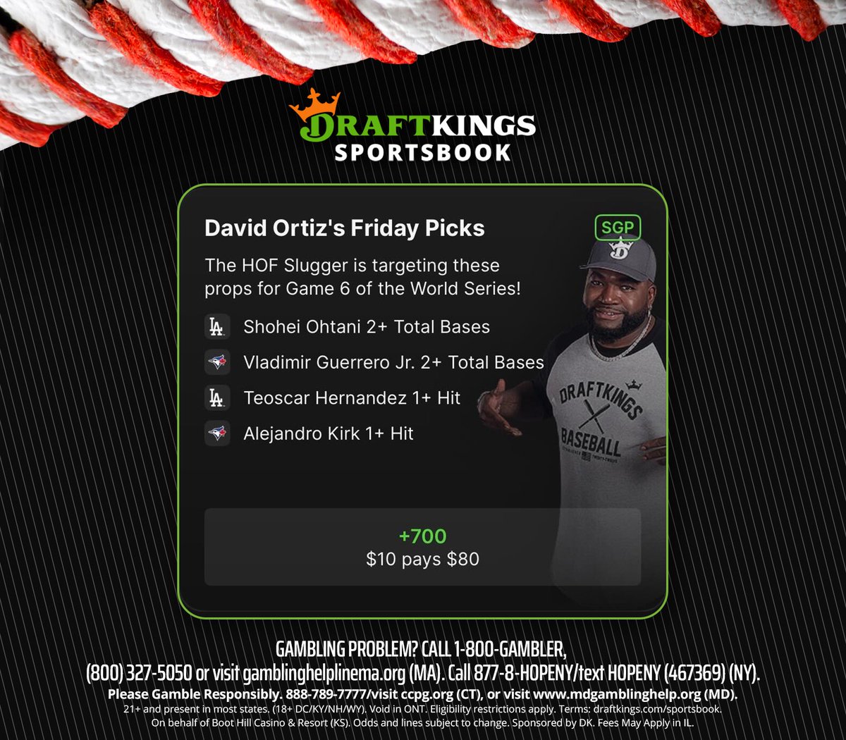 davidortiz's tweet image. Happy Halloween 🎃 @DKSportsbook #dkpartner