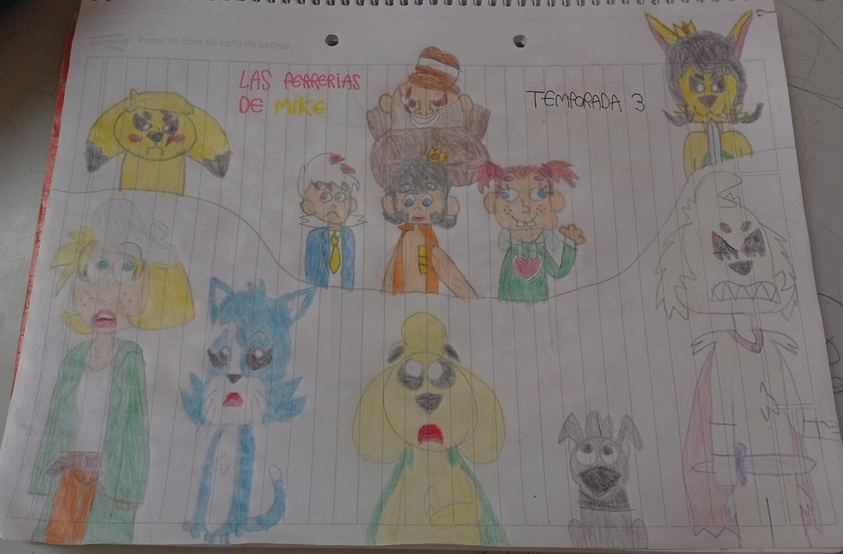 SantiAmade_YT's tweet photo. Al fin lo terminé 🙌, me costó muchos días en dibujar y colorearlo todo :')
✨ Poster de Las perrerias de Mike Temporada 3 ✨
Espero que les guste :3
@MikecrackYT #LPDM #LasPerreriasDeMike #LPDM3 https://t.co/4Xo6j4B6ma