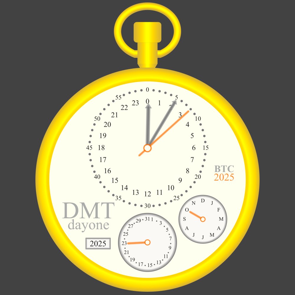 dmttimepiece's tweet image. #uNAT #ART #BTC #DMT 

Someone discovered another $DMT-DAYONE!

If the pattern 20090103 appears in Bitcoin&apos;s data, another DayOne becomes mintable.

Welcome dmt-dayone #920323 to the family 🤝