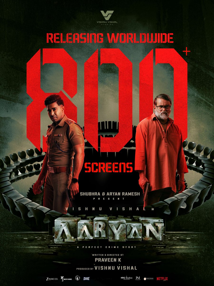 backstagengl's tweet image. #Aaryan &amp;amp; #Aanpaavampollathathu   Now showing in Nagercoil .Oct 31 release by  @Ags_production and @APIfilms  in TN .
@TheVishnuVishal  @rio_raj .