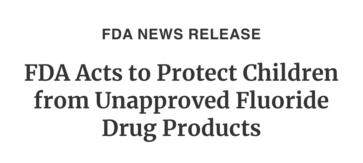 Image for the Tweet beginning: FDA Acts to Protect Children