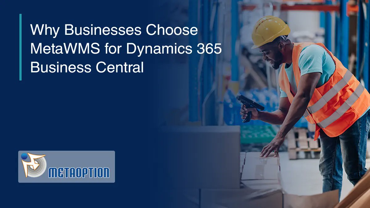 MetaOptionLLC's tweet image. MetaWMS: Why businesses choose this powerful Warehouse Management System for Dynamics 365 Business Central.

Read more: tinyurl.com/ywm9uchc

#wms #warehouseworkflow #Microsoft365 #BusinessSolutions