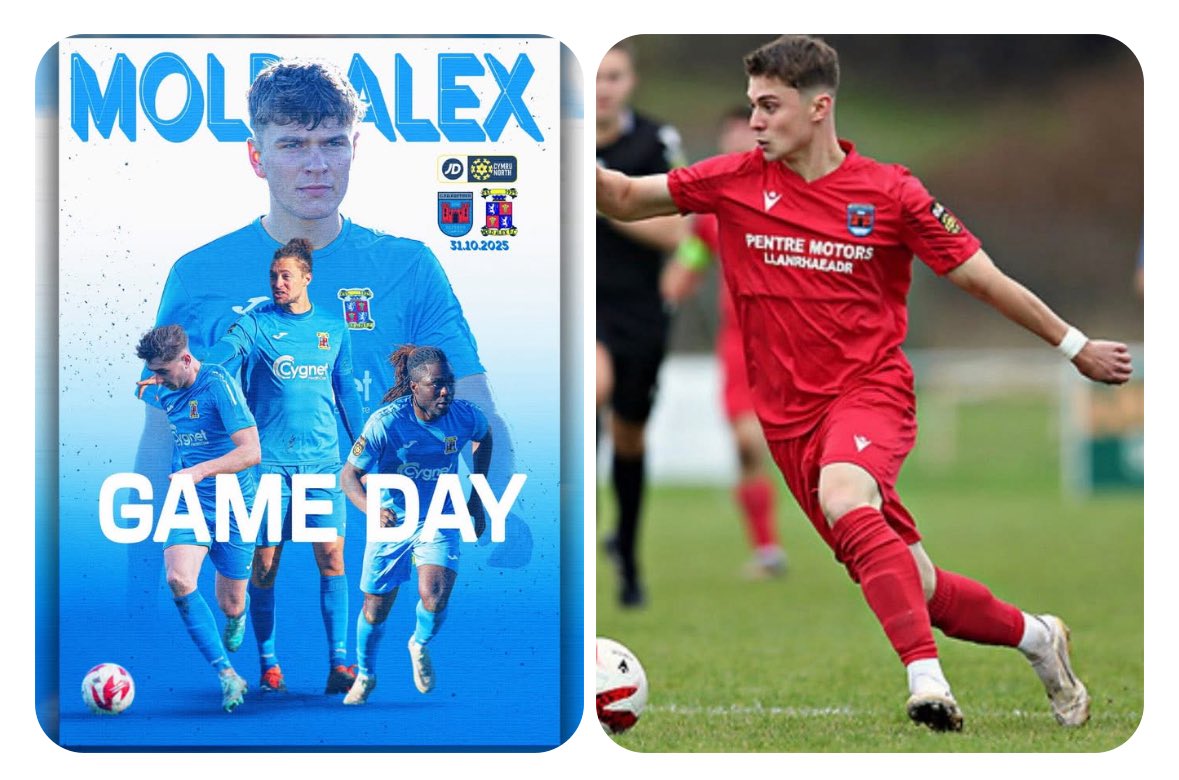 Big one tonight! 👊 Josh High up against Mold Alexander — kick-off 7:45!🔥⚽️ #JoshHigh #MatchNight