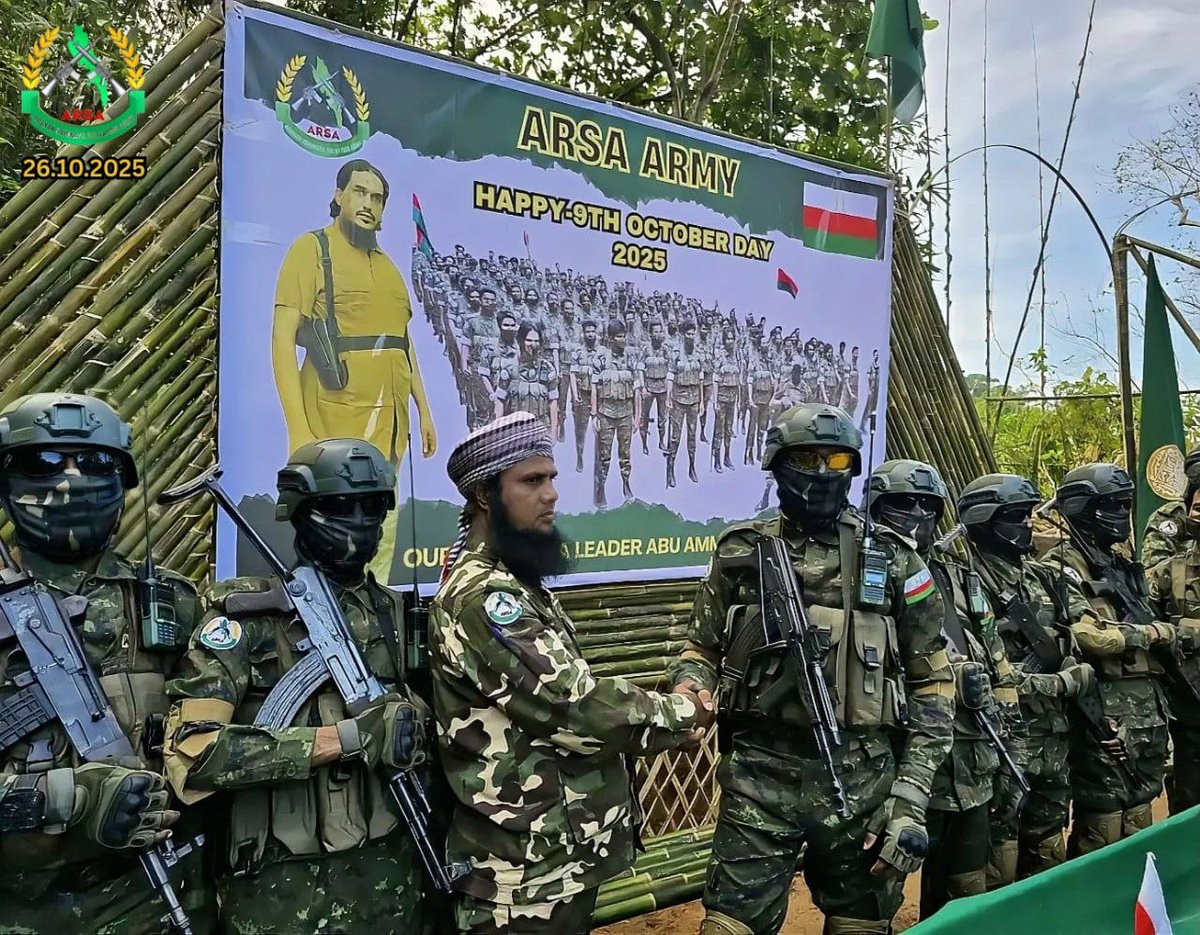 RFR_Rohingya's tweet image. ARSA – The Pride of Rohingya Nation.
No power on earth can break the spirit of those who fight for truth and freedom.
ARSA stands firm — not for fame, but for the dignity and liberation of the Rohingya people.

✊🏽 #ARSA #Rohingya #FreedomFighters #JusticeForRohingya