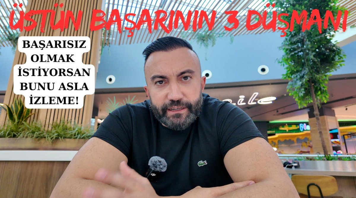 ⭐️YENİ VİDEO⭐️

🏅ÜSTÜN BAŞARININ EN SİNSİ 3 DÜŞMANI

youtu.be/4zptpEoL_vo