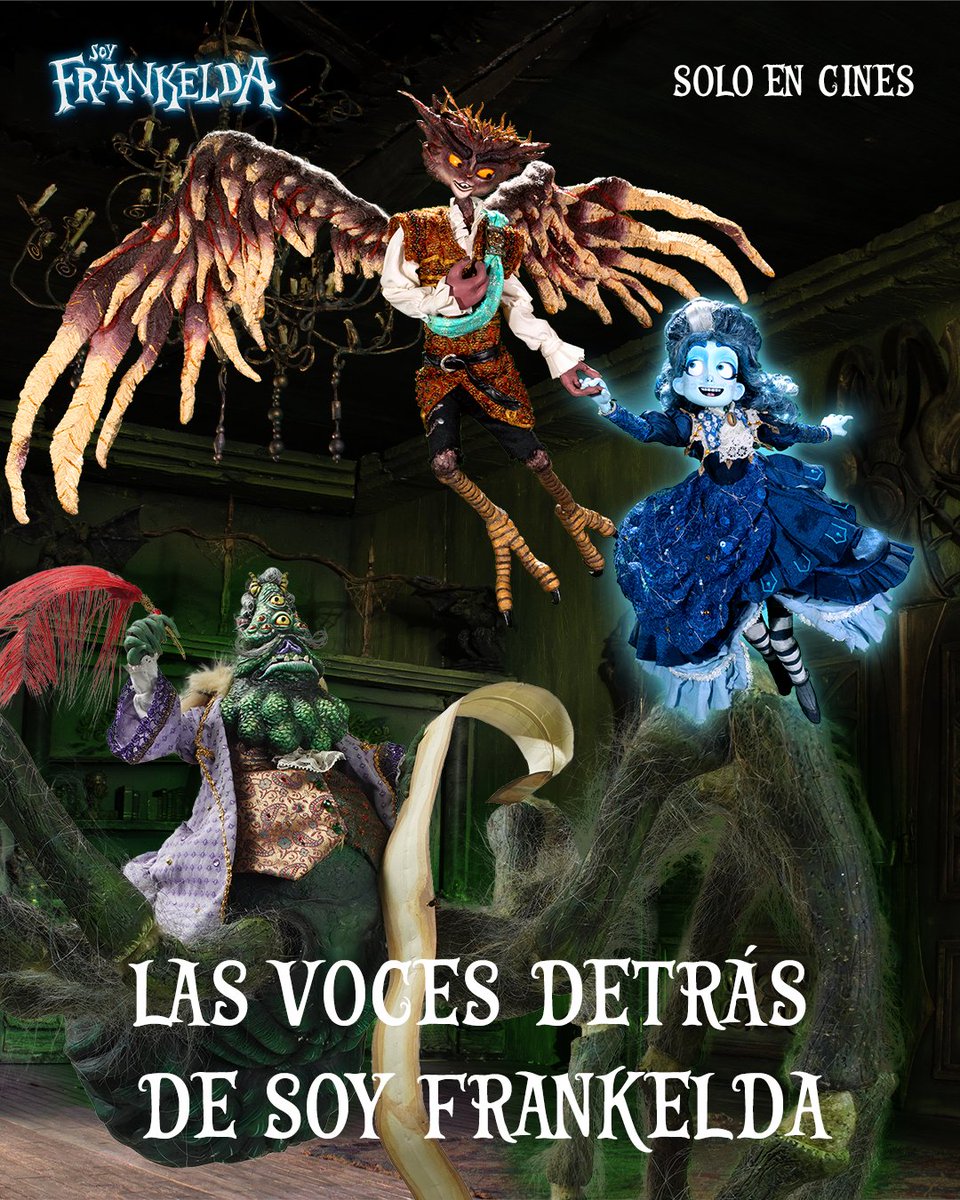 CinepolisDist's tweet image. ¿Sabes quién hace las voces de Frankelda, Herneval o Procustes? Hoy te los presento. #SoyFrankelda #SoloEnCines