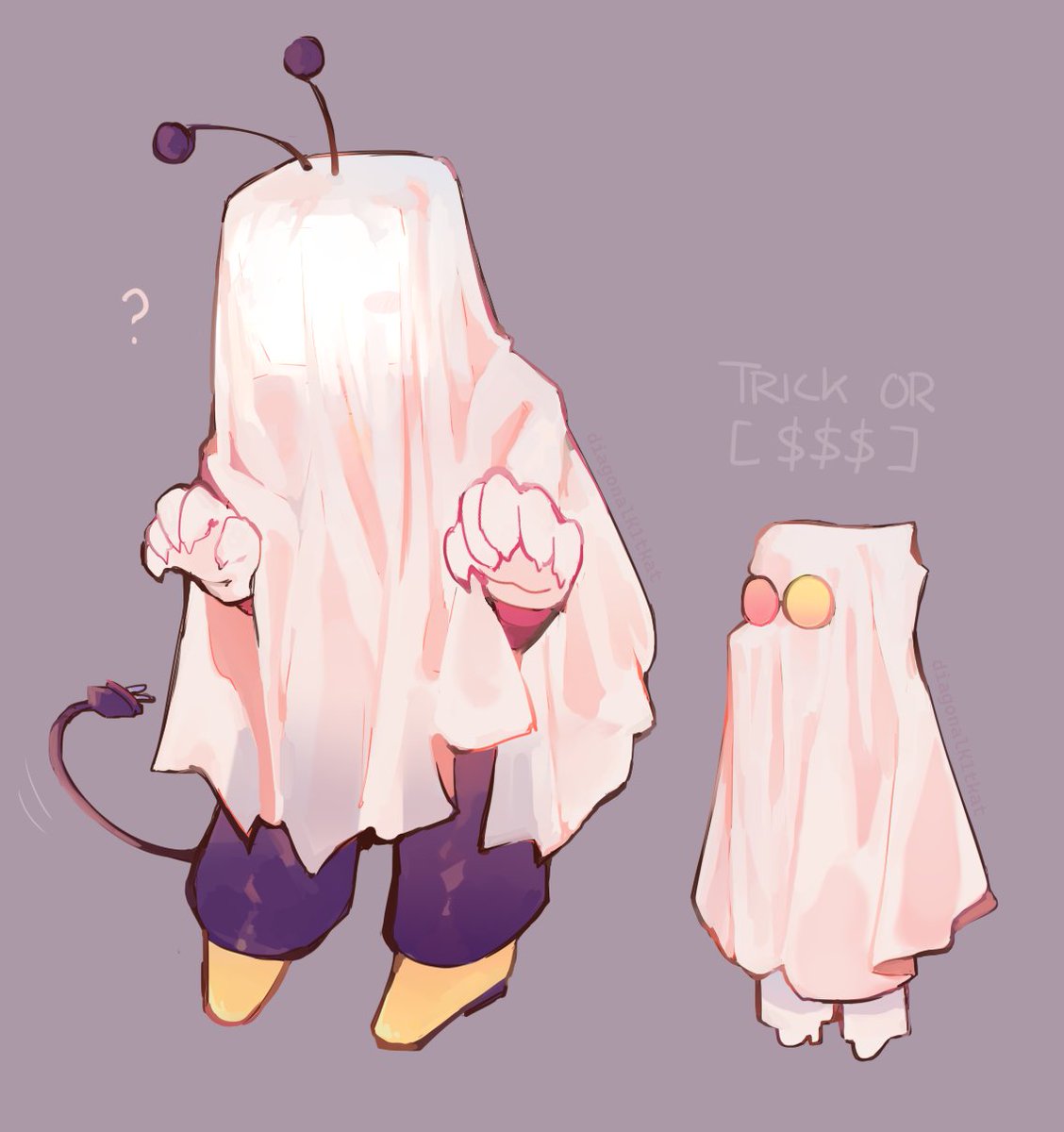 not very scary ghosts #spamtenna