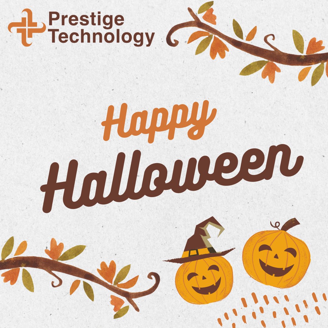 PrestigeTechSys's tweet image. Happy Halloween from everyone at Prestige Technology!

#PrestigeTechnology #HappyHalloween