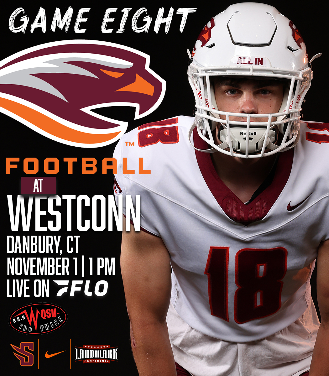 FB | 𝐆𝐀𝐌𝐄 𝐃𝐀𝐘!!!

🆚 Western Connecticut State
📍 Danbury, CT
🕖 1:00 PM
🖥 flosports.link/3INfZRj
📈 tinyurl.com/yup56hnz
📻 WQSU 88.9 FM / suriverhawks.com/wqsu

<a href="/LandmarkConf/">Landmark Conference</a> x <a href="/FloCollegeFB/">FloCollege | Football</a> x <a href="/SURiverHawksFB/">Susquehanna Football</a> 

#ALLIN x #GOSUSQU x SURIVERHAWKS.COM x #d3fb