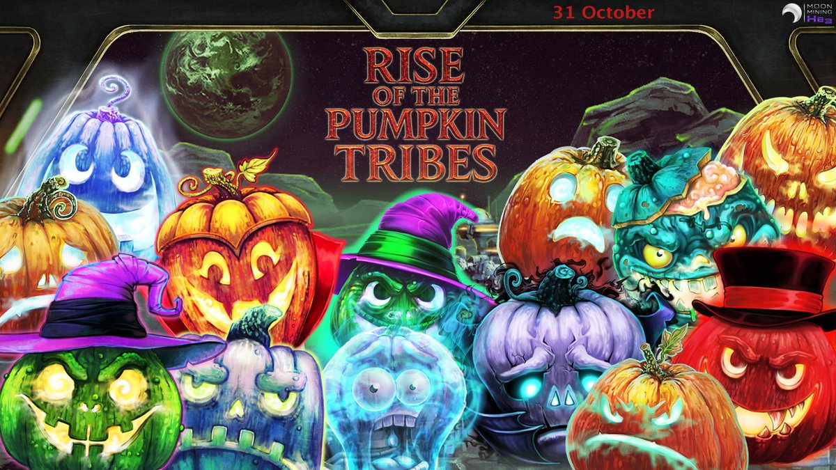 🌕 The Samhain Quest has begun!🎃

3 Pumpkin Teams return:
🔥 Flame of Samhain
👻 Lost Souls Lantern
⚔️ Crown of the Morrígan

New Pumpkin Packs are now live:
neftyblocks.com/collection/moo…
Collect relics!

Good luck, Moon Miners🌑
<a href="/WAX_io/">WAX</a>