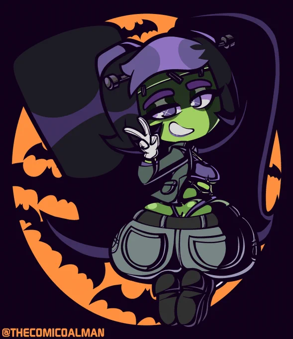 Happy Halloween!! I drew Frankenstein's monster, but something is off....