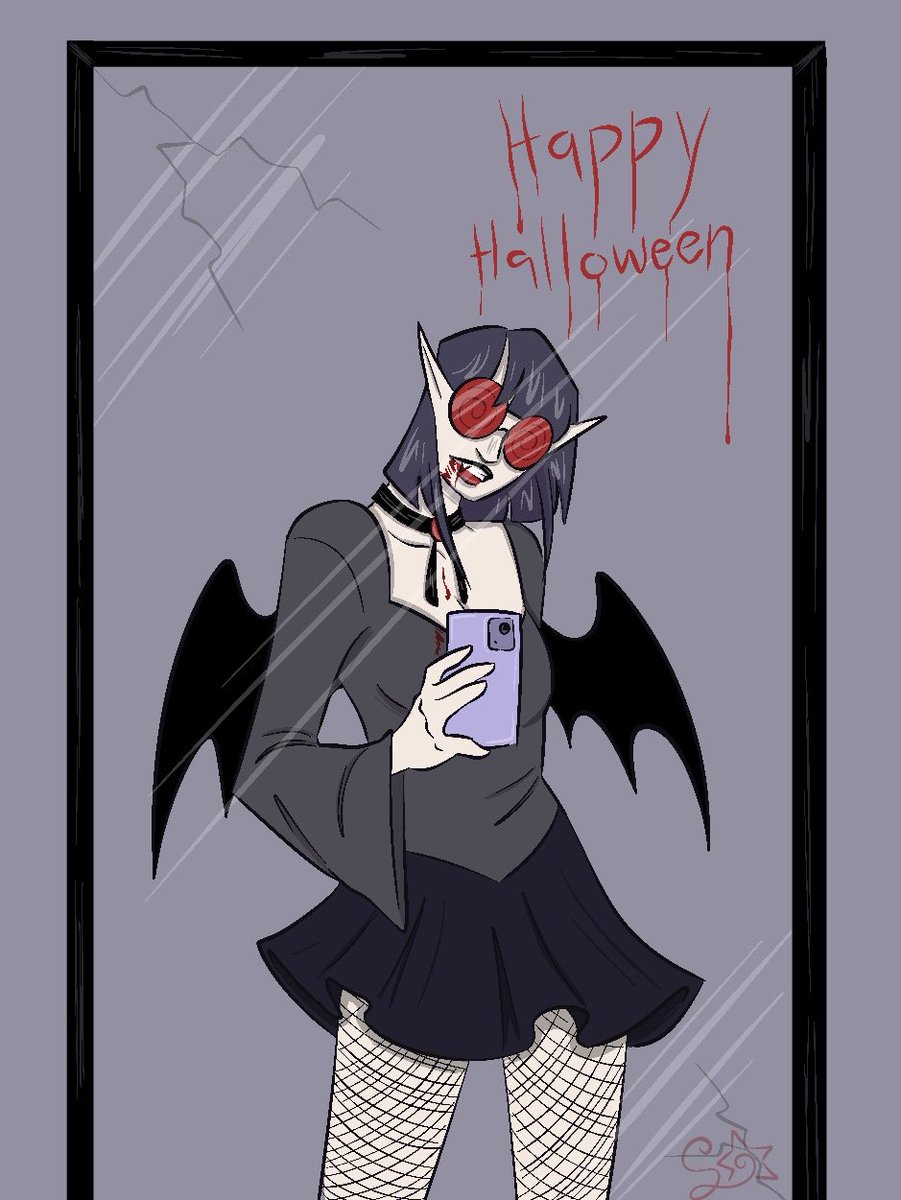 spiralingstar_'s tweet photo. 🎃HAPPY HALLOWEEN!!!🎃

#HappyHalloween #Halloween #drawing #art #persona https://t.co/9968rUM8Sr