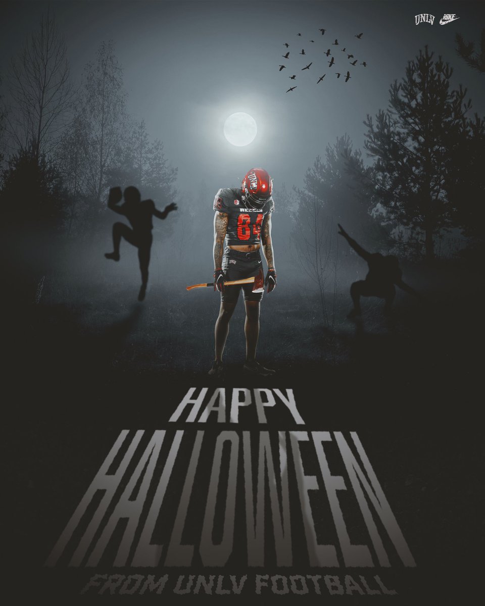 Spooky Season! 

You can run but you can’t hide ….

🎃Happy Halloween 🎃 <a href="/unlvfootball/">UNLV Football</a> 

#WinCity
