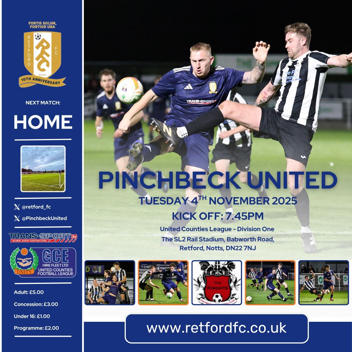 It’s a blank weekend for the Choughs - our next game is at HOME on Tuesday evening… 

⚽ NEXT MATCH
📅 Tuesday 4th November 2025
🆚 Pinchbeck United (Home)
📱@pinchbeckunited
🕒 KO: 7.45pm
🏆 <a href="/utdcos/">UCL</a> Division One
📍 DN22 7NJ
🎟️ Admission: £5 Adults / £3 Concession / U16s £1