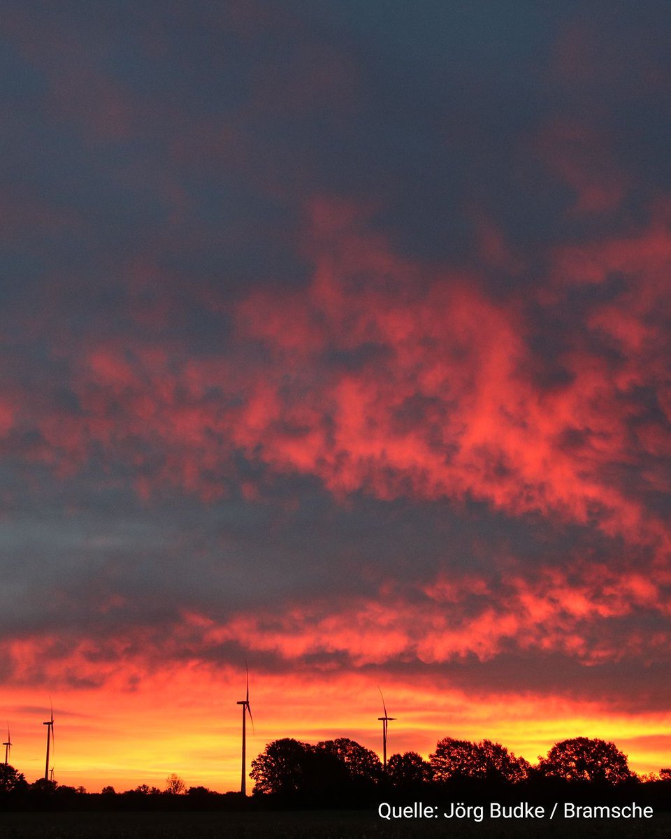 WetterOnline's tweet image. 🌅 Farbenprächtiger Start in den Tag!
Heute Morgen zeigte sich der Himmel über vielen Teilen Deutschlands in atemberaubenden Rottönen. 

Fotograf und Ortsangaben, findet Ihr in den Bildern.

#morgenrot #sonnenaufgang #himmel #herbst #oktober