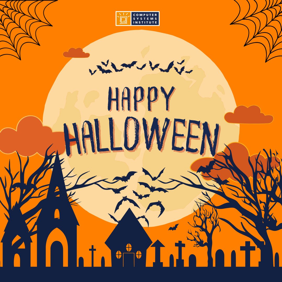 CSInowEDU's tweet image. Happy Halloween, from us at Computer Systems Institute! Drop a comment below with your favorite costume you&apos;ve seen this year. #WhyCSI