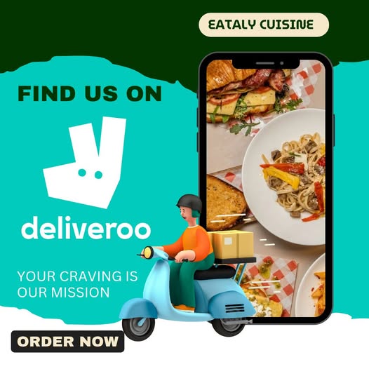 ridingscentre's tweet image. 🚨 Big news! Eataly are on Deliveroo 🚨

Order now and let us come to you. Fresh, fast, and delicious!

Enjoy your favourite Italian dishes delivered straight to your door.

Just search: Eataly Cuisine Deliveroo and order now 🍽️

#Deliveroo #FoodDelivery #NowOnDeliveroo #Foodie