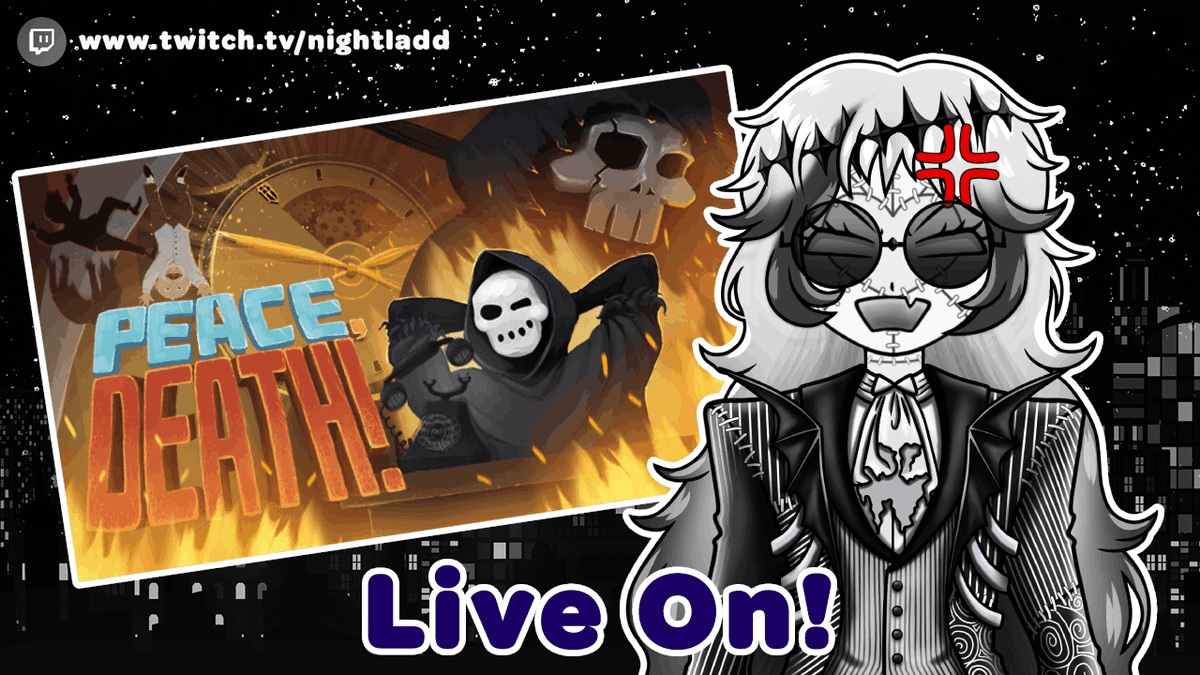 nightlad's tweet photo. 🎃É Halloween e a Ella ta no papel de CLT de Reaper!
Não podemos decepcionar os patrões ou mandar alguém pro elevador errado em Peace, Death!🕸️
https://t.co/9GMwkpJRJx
#twitchstreamers #pngtuber #vtuber #Vtuberlive #liveon #PixelArtGame #IndieGame #PeaceDeath #pixelart https://t.co/NVMbIE0OX6