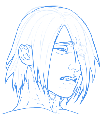 thefuzzyaya's tweet photo. For new piece I have to slightly change the way I draw especially the hair https://t.co/S7N52DlNm9