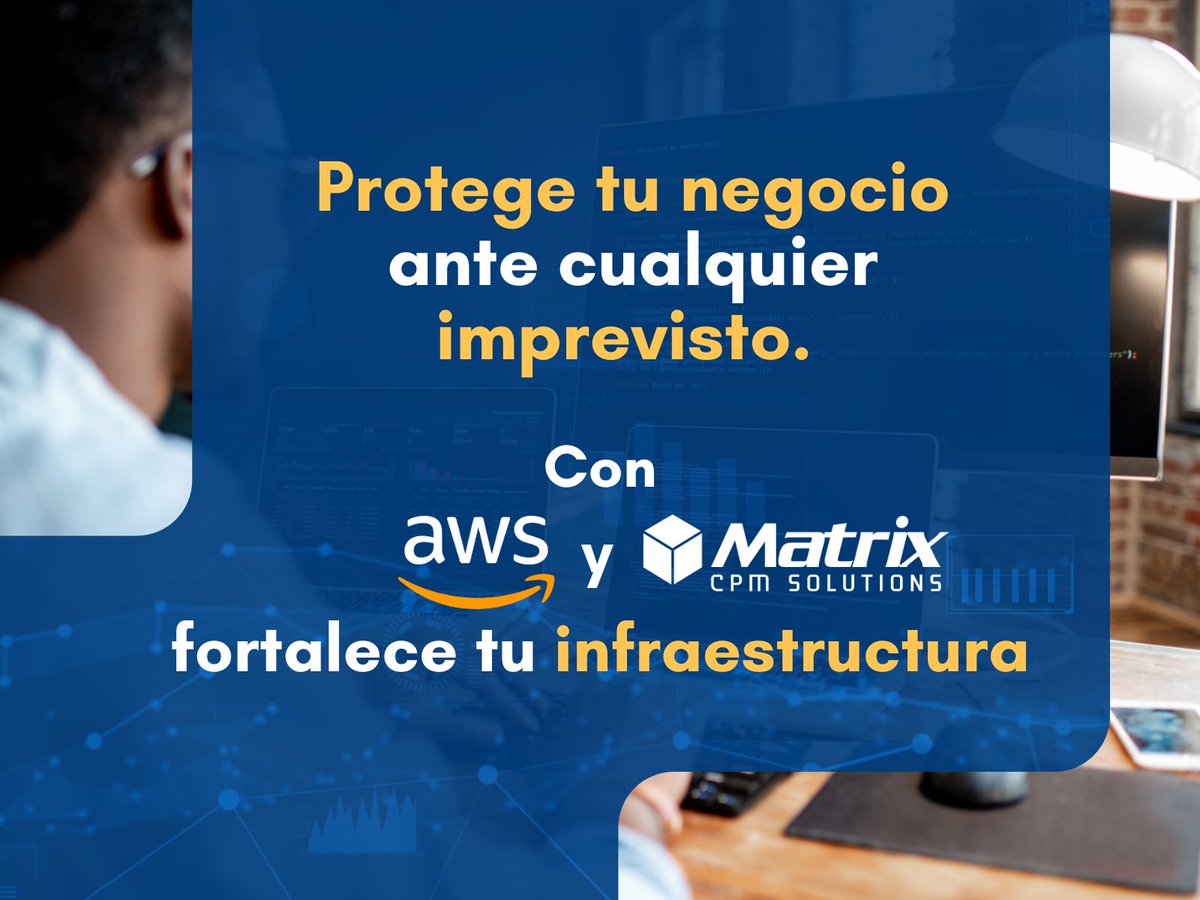 matrixcpm's tweet image. 🔒 Con AWS y Matrix, asegura alta disponibilidad y recuperación ante desastres.

🛡️ Evita pérdidas y mantén operaciones activas.

💡 Evalúa tu infraestructura con soluciones resilientes.

📧 contactos@matrixcpmsolutions.com

#ResilenciaEmpresarial #MatrixAWS