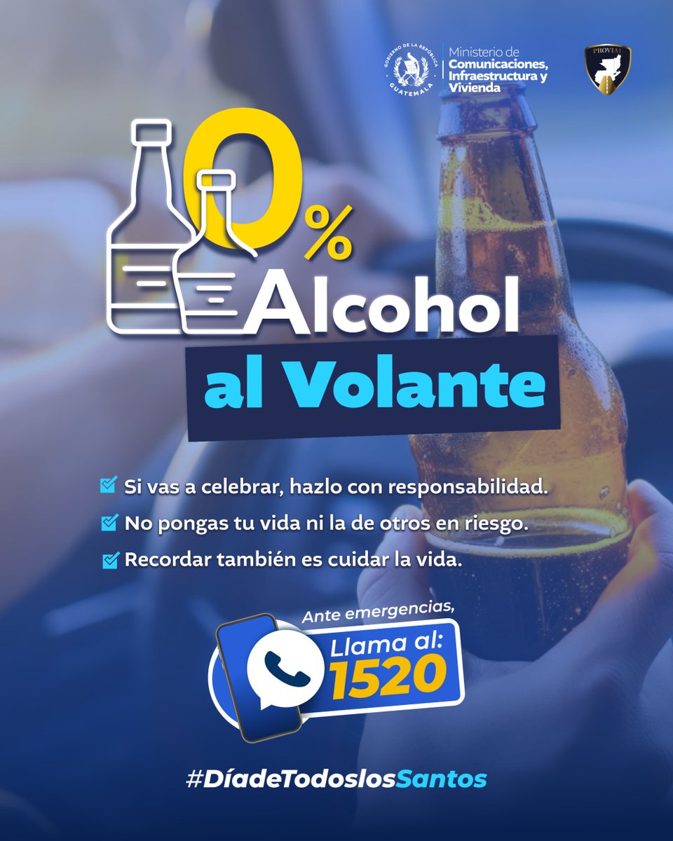 ProvialOficial's tweet image. Tu vida vale más que una copa. 💛
Si vas a manejar, no tomes.

Somos PROVIAL, Proteger y Servir. 

#0AlcoholAlVolante #ConduceSeguro 

@GuatemalaGob
@CIV_Guatemala
@mingobguate
@Diaz_1Miguel
@surianobuezo
