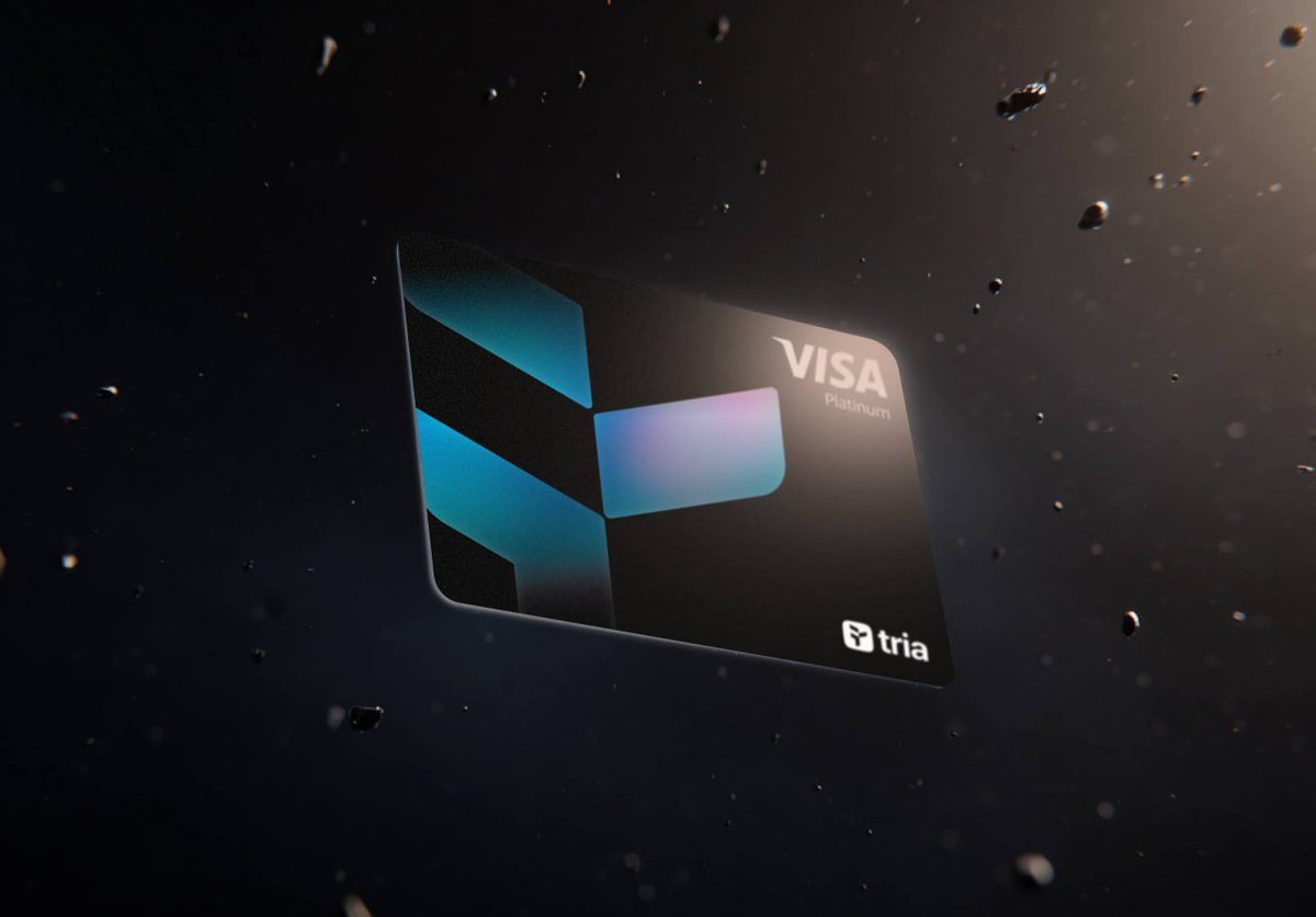 0xSH1LL's tweet photo. The future isn’t multi-bank - it’s multi-chain. 🔗
@useTria turns your wallet into a full neobank: spend, earn &amp; trade anywhere - gasless and self-custodial.
Web3 finance finally feels effortless https://t.co/BvSnWosadR