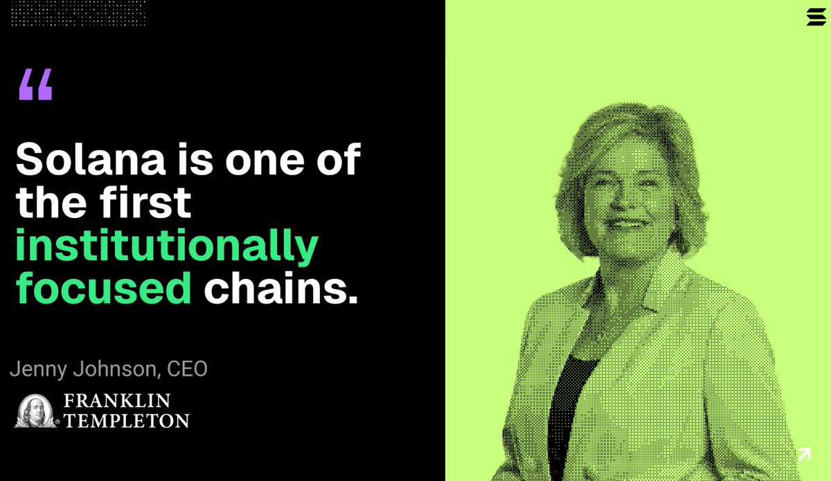 Correct, not on the same level: Sandy Kaul from Franklin Templeton on how  to talk crypto with Solana: https://t.co/zL6zEdfdz9 Sandy Kaul on LinkedIn  says Solana 