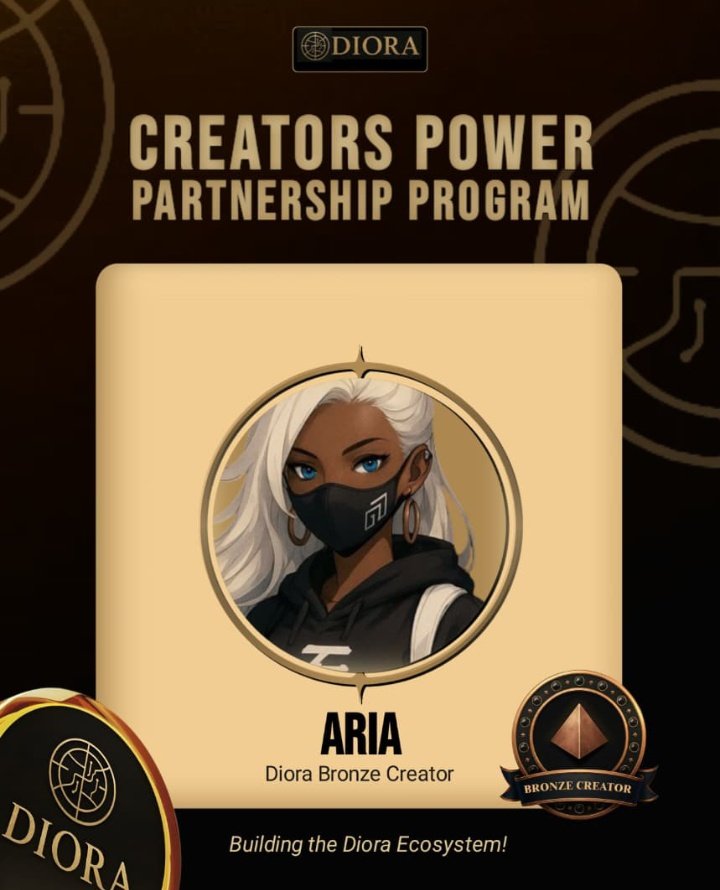 AriaXChainz's tweet photo. Thrilled to announce I’ve officially joined the DIORA Creators Power Partnership Program 💫
Ready to create, connect, and contribute to something impactful. Let’s build greatness together ✨
#Diora #DioraCreators #Web3 https://t.co/s2eRoygJDt