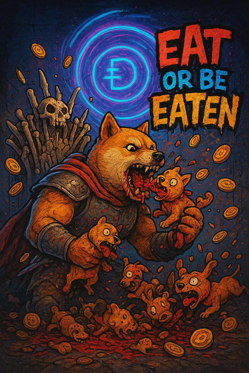 Simple rule:
Eat or be eaten.
Omnom chooses bite every time 🦴😤🔥

$OMNOM The shib killer🐶 

#Dogechain 
#Dogecoin