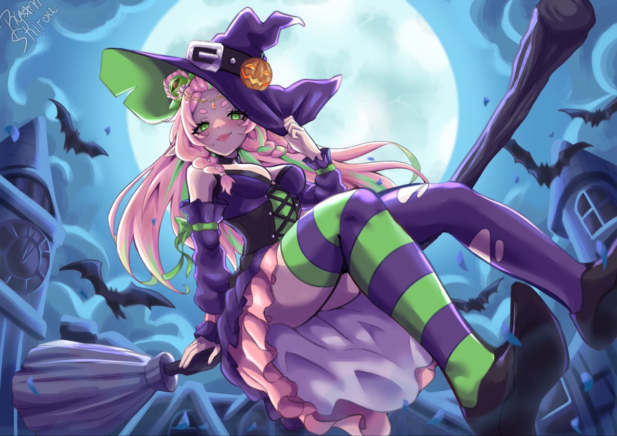 Happy Halloween ! 
.・゜-: ✧ :-
꒰ #KeoIllust | 🎨: <a href="/RyanShirouArt/">Ryan Shirou ⭐ Commissions Open⭐</a> ꒱