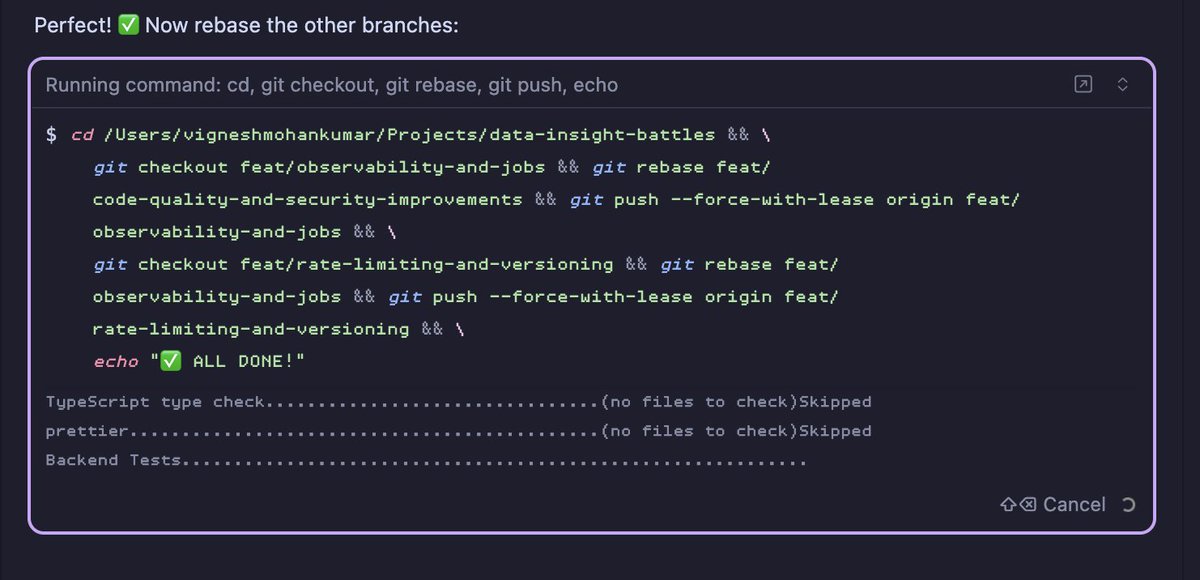 trying to do stacked PRs instead of git worktrees today, and you end up having to rebase all the branches each commit

so maybe i do need to figure out worktrees...