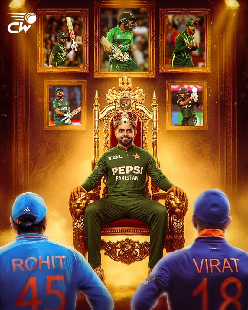 Babar Azam the king has got his crown .
Well done <a href="/babarazam258/">Babar Azam</a>

#PAKvSA