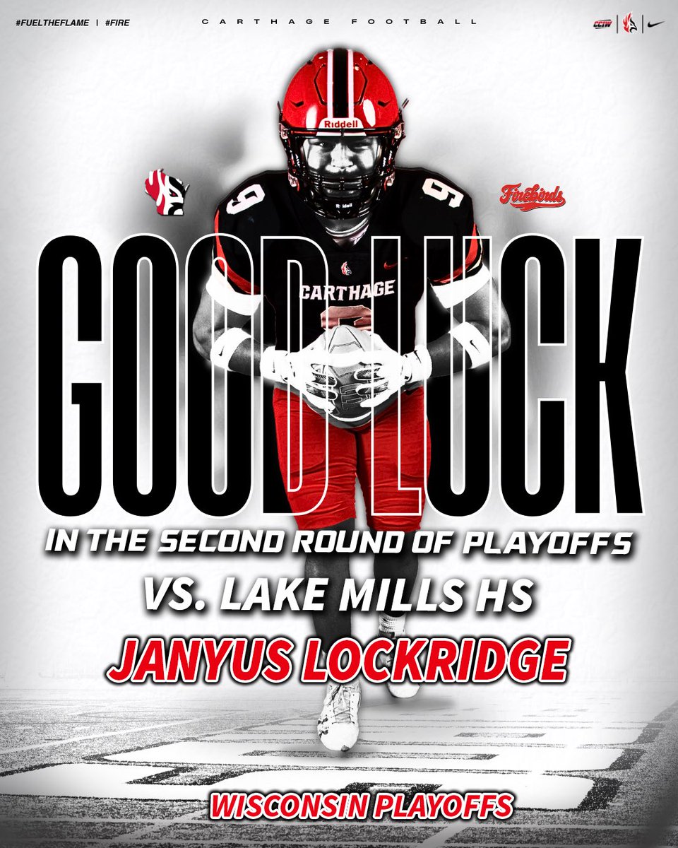 JanyusLockridge's tweet photo. Thank you @CoachPopino for the good luck today!! @Firebirds_FB https://t.co/7tq7CRpNtj