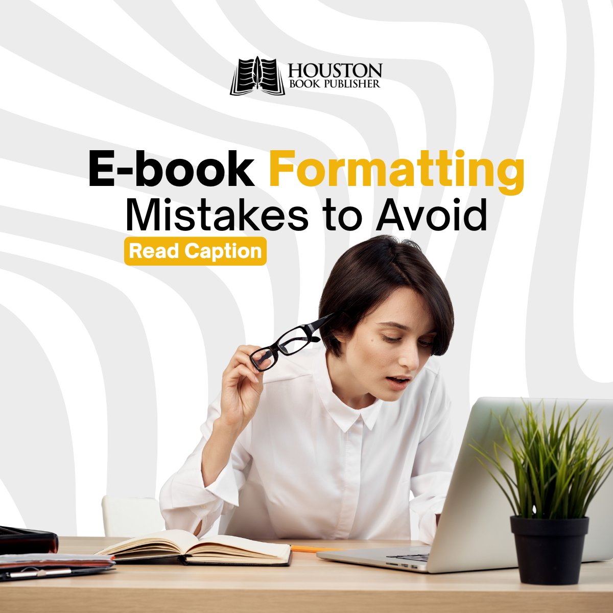 hbpublisher's tweet image. Formatting can make or break your e-book.

Messy layouts, broken links, or wrong font sizes can turn readers away fast. Let professionals polish your digital masterpiece.
#EbookFormatting #SelfPublishing #AuthorTips #BookDesign #PublishingJourney #WritersCommunity #DigitalBooks