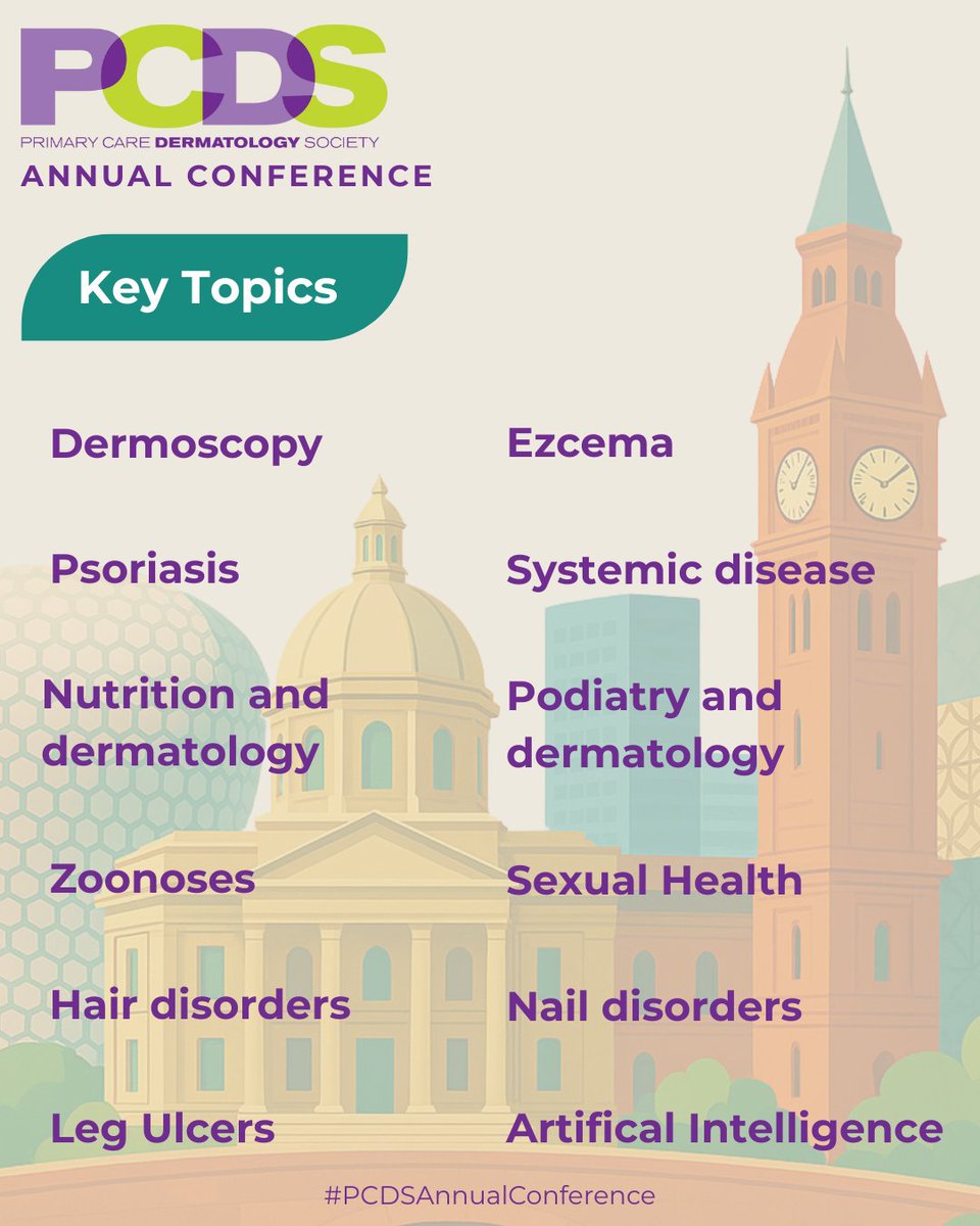 Primary Care Dermatology Society (PCDS) tweet media