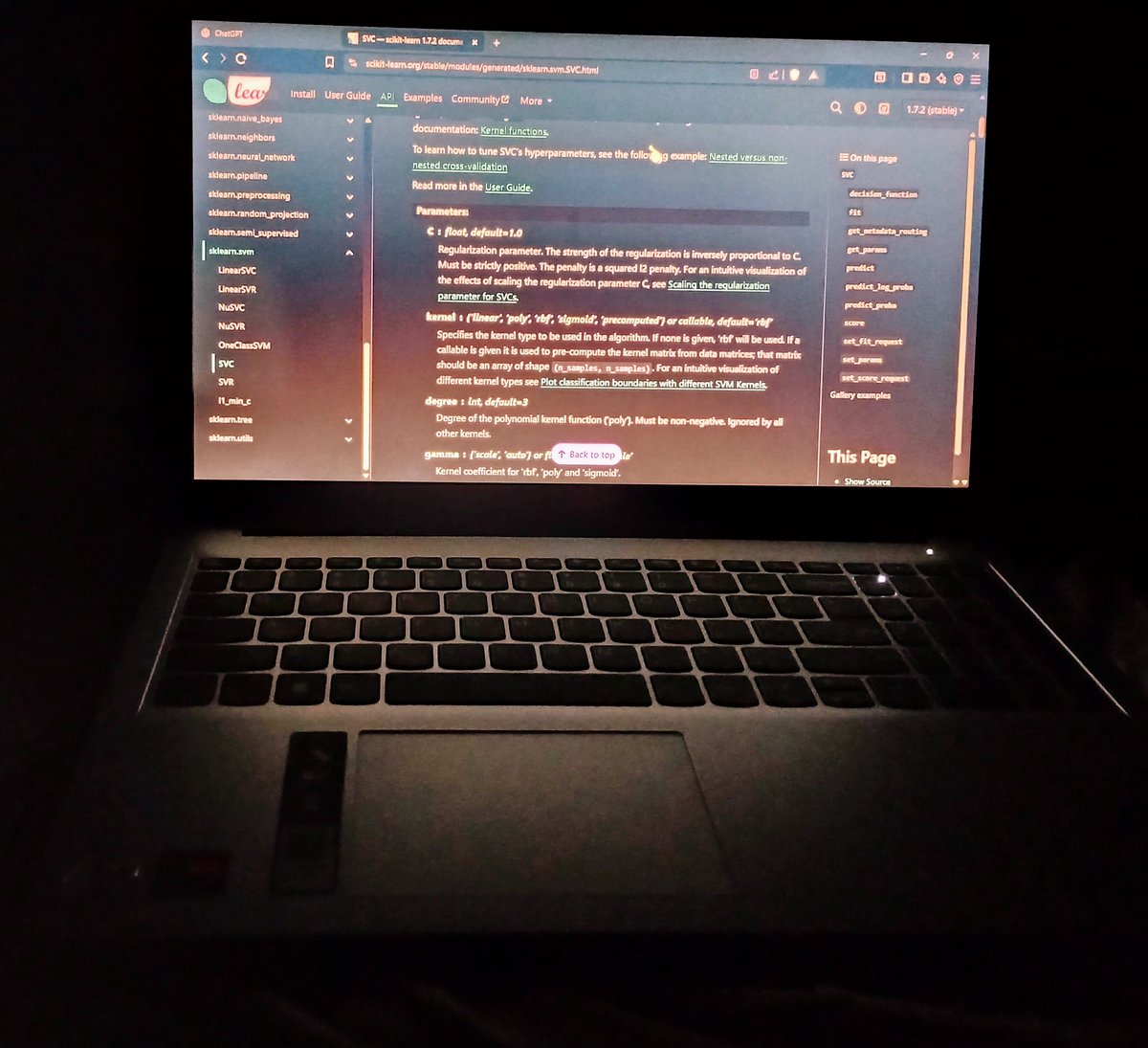 OmCodex_tweets's tweet image. Locked in on a small dataset in the night