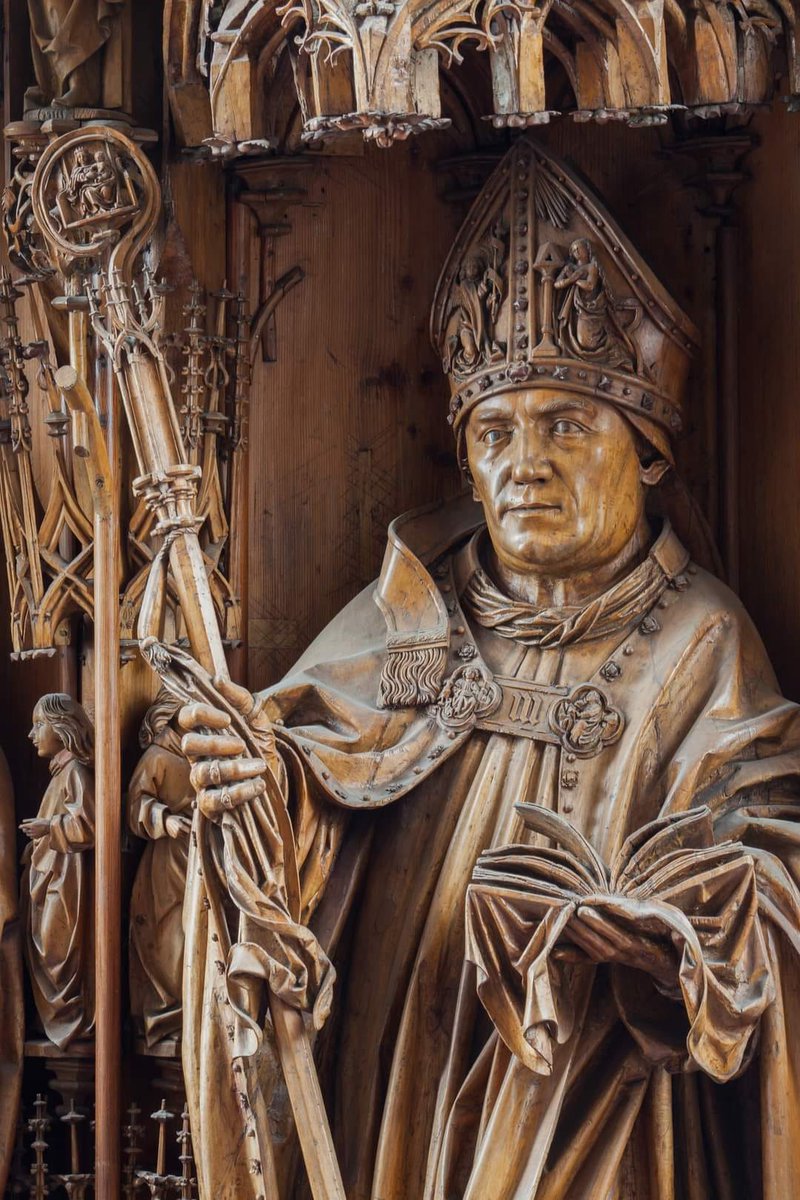 Oct 31 Saint Wolfgang of Regensburg †994
—After serving in the missions, became Bishop of Regensburg
—Renewed monasticism largely by giving abbeys an Abbot of their own once again, after which many other bishops did the same
—Tutor of future Emperor Saint Henry