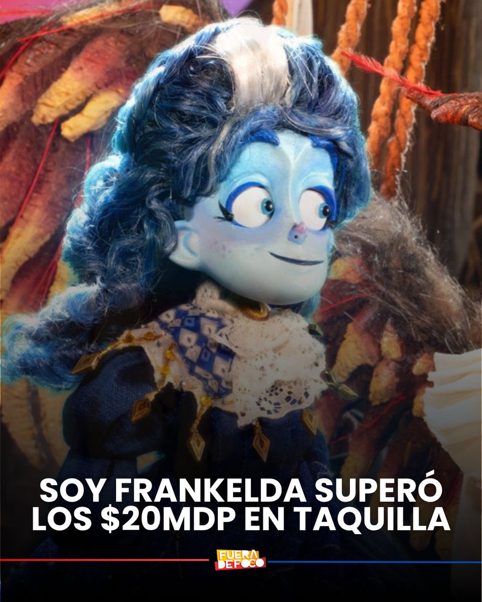 ¡FRANKELDA SIGUE SUBIENDO! 🙌 El analista de taquilla Edgar Apanco (<a href="/elapanco/">Edgar Apanco</a>) reveló que SOY FRANKELDA superó los $20MDP y 300,000 asistentes tras su primer semana en cartelera, números similares a los que hicieron otros proyectos animados como Robot Dreams y Memorias de un
