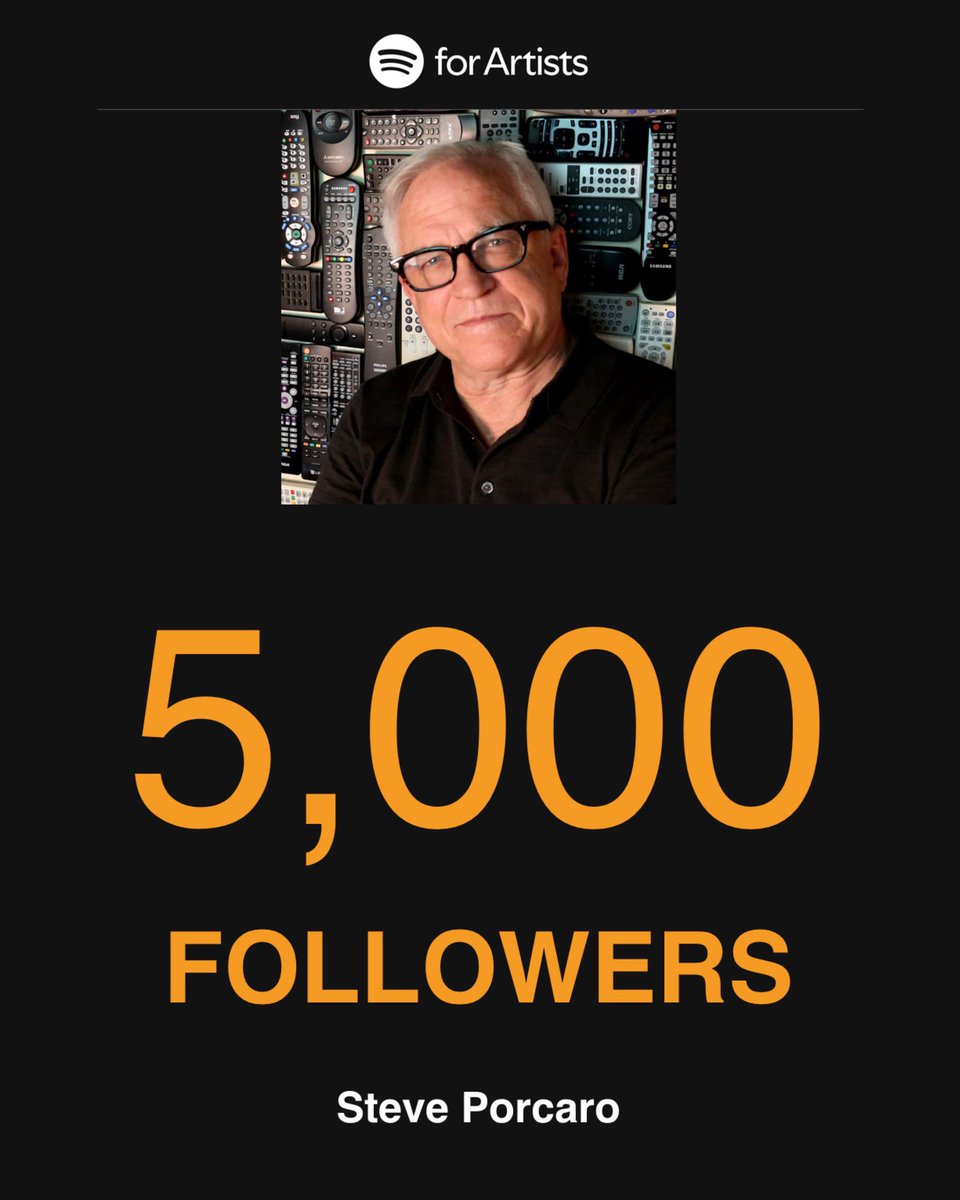 Thanks for all of your support for my new album The Very Day!  Available now on Spotify and more.  You can follow me there for updates on new releases. 

#spotify #steveporcaro #theveryday #greenhillmusic #songwriter #keyboardist