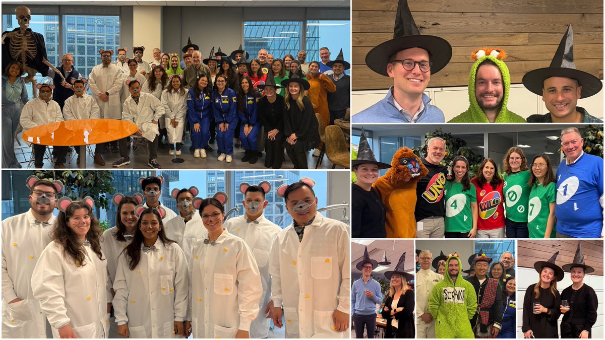 Happy Halloween! We had so much fun celebrating together w/ themed team costumes &amp; plenty of laughs. These gatherings remind us how connection energizes our shared commitment to developing new medicines for people living w/ #neuropsychiatric conditions like #depression &amp; #anxiety