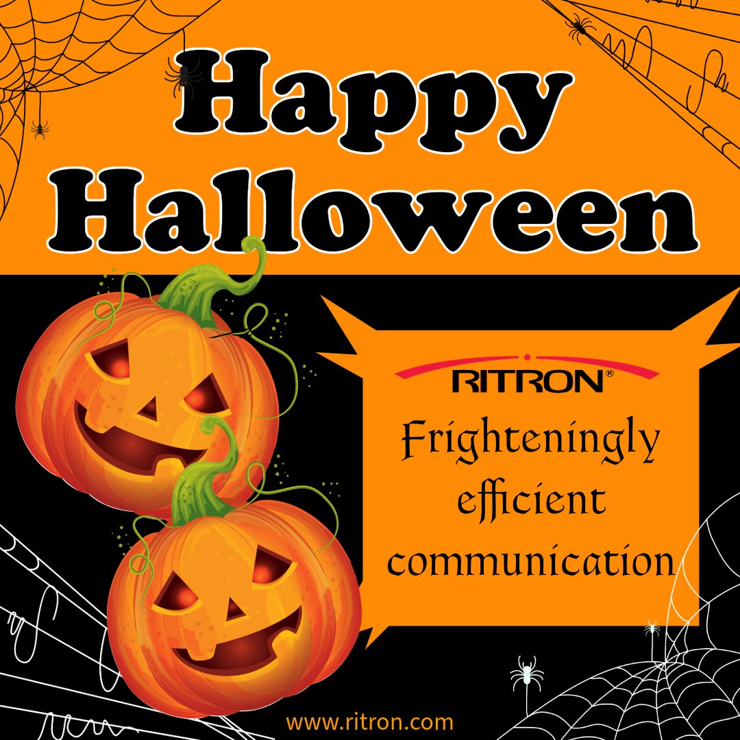 RitronWireless's tweet image. Wishing everyone a fun and safe #Halloween! Don’t forget…Unreliable communication is scarier than any ghost, ghoul, or goblin.

#Ritron #WirelessSolutions #Communication #Radios #TwoWay #MadeInUSA