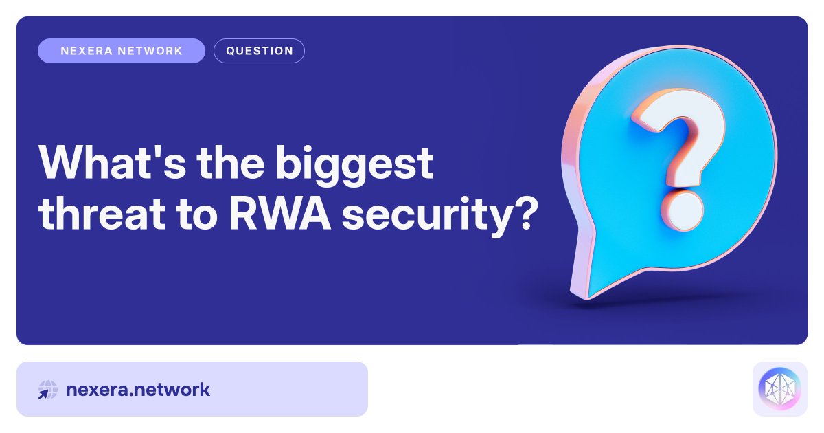 🚨 Quantum computing's "post-quantum crisis" is crypto's biggest threat, existing chains vulnerable, no upgrades in sight! 😱 What's the biggest threat to RWA security? 

Nexera's tools address it, reply with thoughts!  
With compliant infra &amp; ERC-7208, we future-proof RWAs