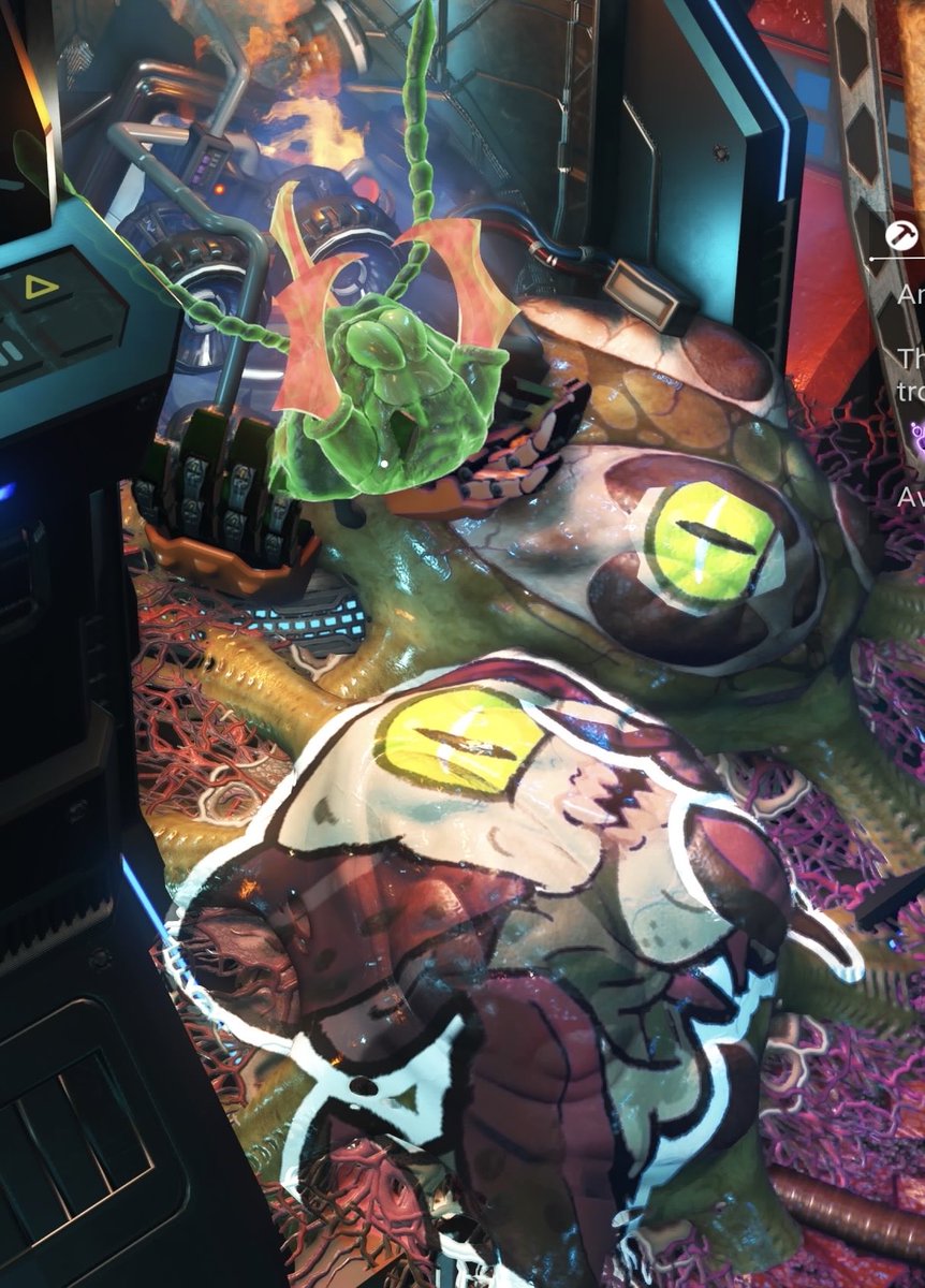 ‘Twas all hallows eve &amp; strange beings were spotted aboard the corvette. (Lots of them in the #NoMansSky  community they tell me) 😉🖖🏼