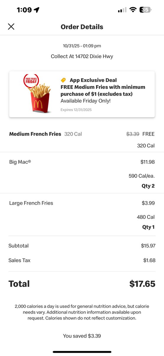 tcolemansc2000's tweet photo. @McDonalds Went to McDonald for the game pieces they tell me they are all sold out- cheated out of 4 game pieces. I’m done ✔️ this is misrepresentation. Never will purchase again. Was trying to get game piece for my Monopoly Go. Never going to order again. Fraud , fraud !!! https://t.co/cQvZjorCoz