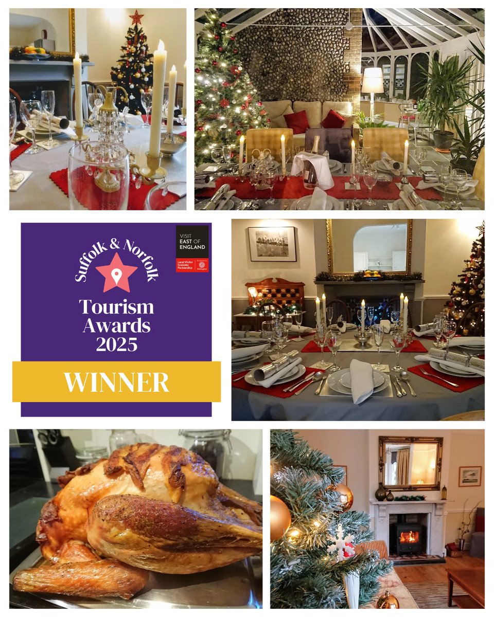 Cromerholiday's tweet photo. Award Winning North Cottage Cromer is available for New Year family and friends celebrations! Come and celebrate in style. Sleeps 12 guests, 6 bedrooms, secure parking, 4 reception rooms. Booking details here: https://t.co/SZkHz9kacw
#NewYear #NorthNorfolk #VisitNorfolk https://t.co/oNivj2L2JQ