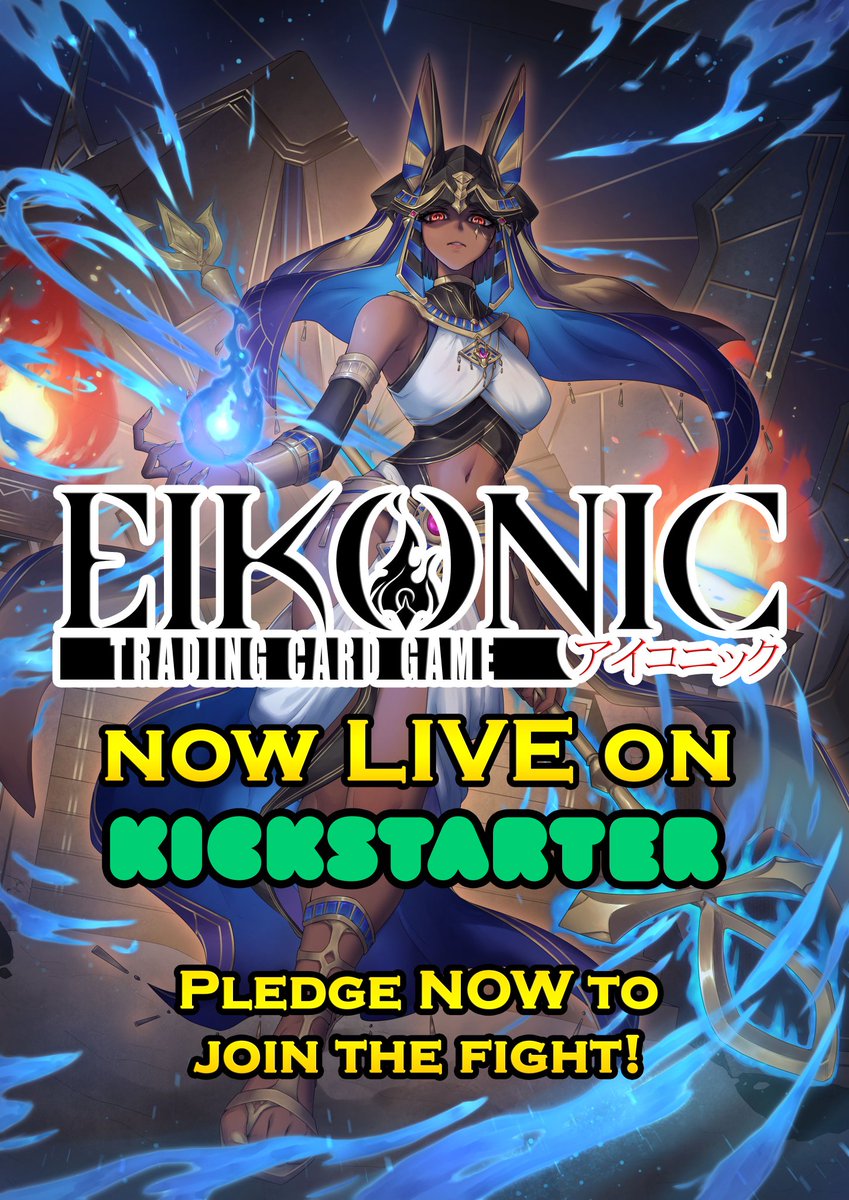 EikonicTCG's tweet photo. Eikonic is now LIVE on Kickstarter!

https://t.co/yMHndHpzGP https://t.co/HkSwc41s21