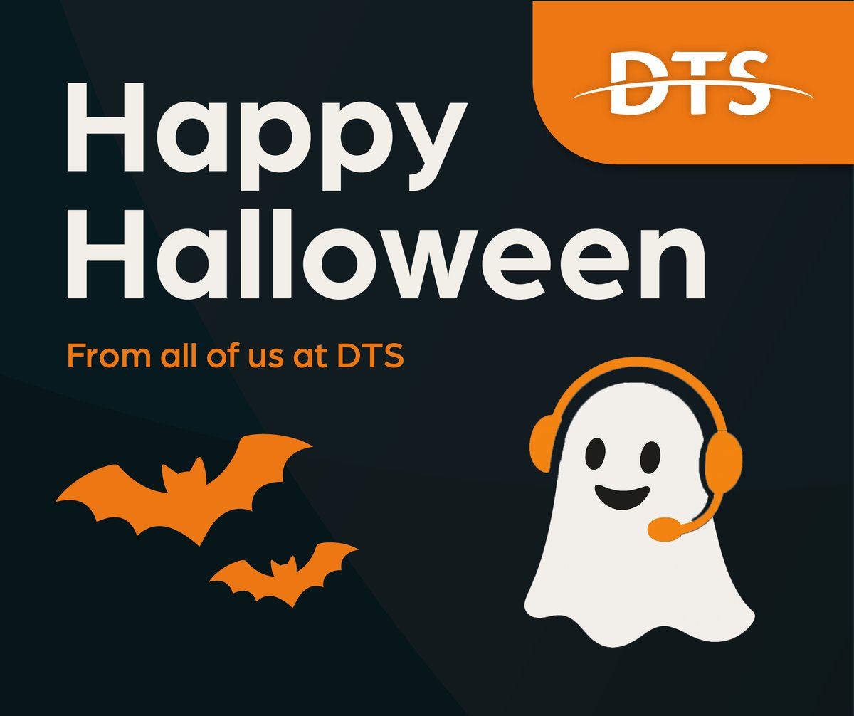 dtsmn's tweet image. Happy Halloween from the team at DTS!

Whether it’s today or any day your tech gives you a scare, DTS is always here to help. 

Contact us at go-dts.com

#GoDTS #Halloween #CyberSecurityMonth